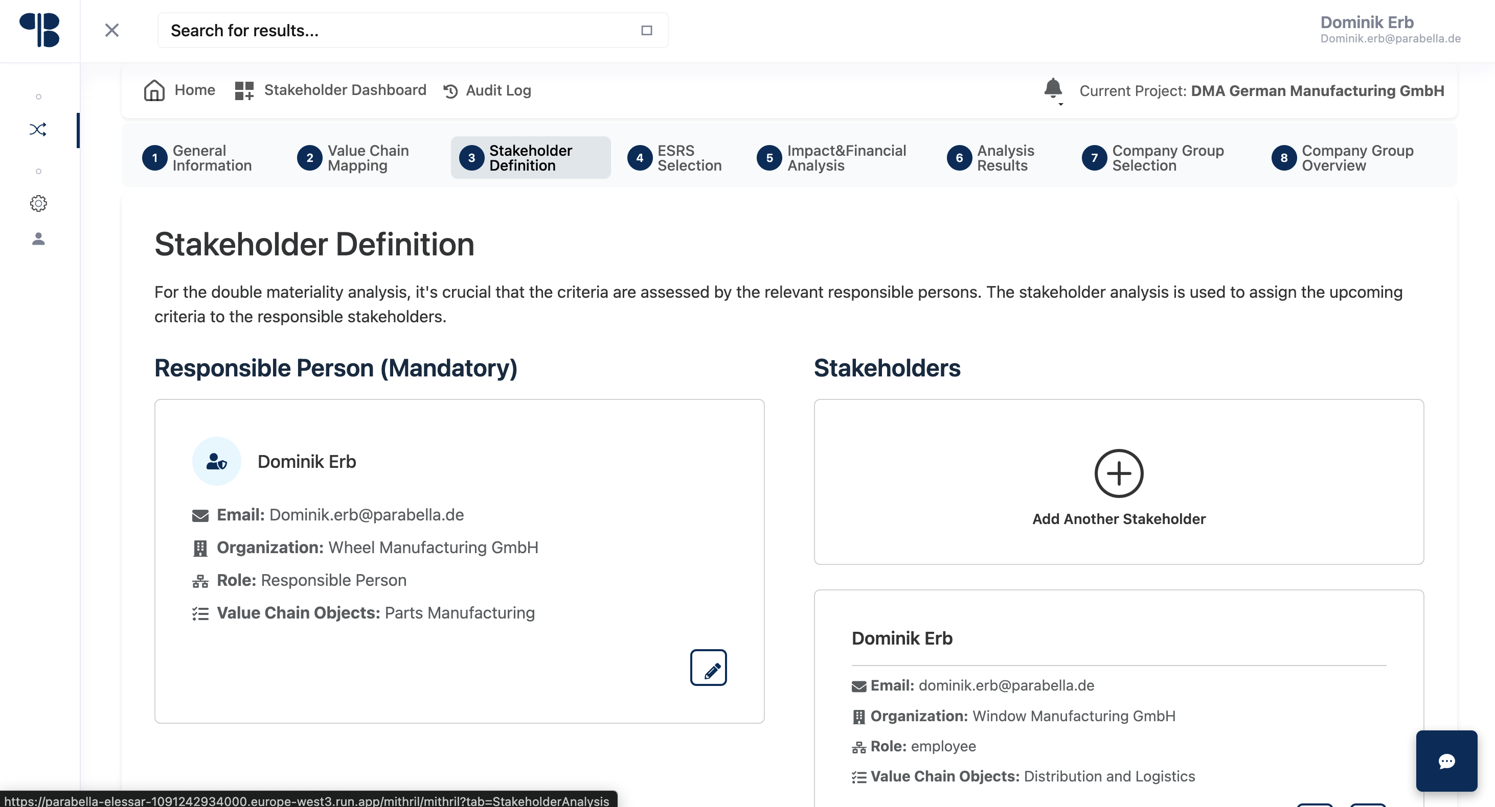 AI-Tool Doppelte Wesentlichkeitsanalyse