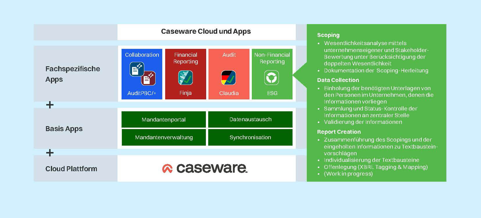 Caseware ESG Übersicht